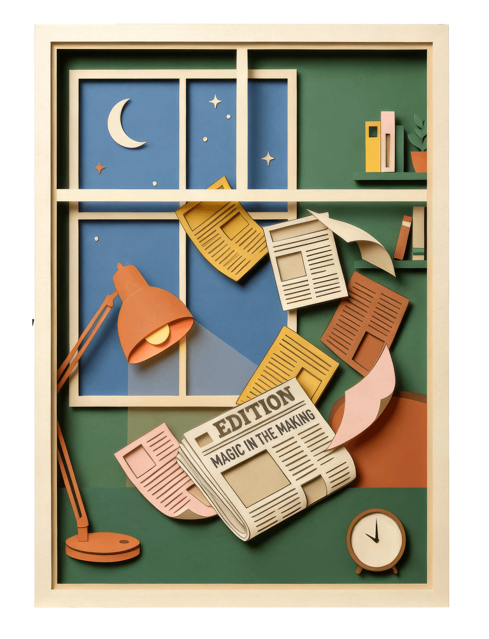 Edition is written overnight